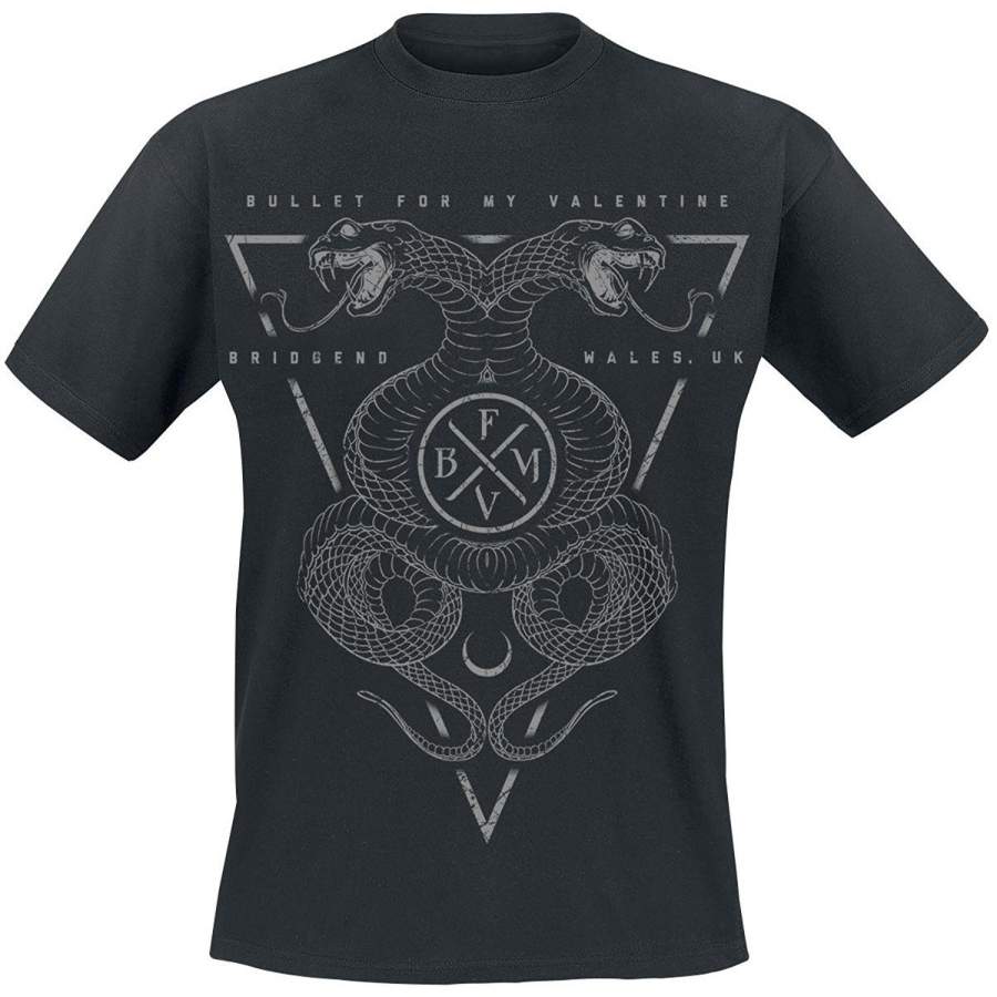 Bullet For My Valentine Venom – Dual Snakes Casual T-Shirt