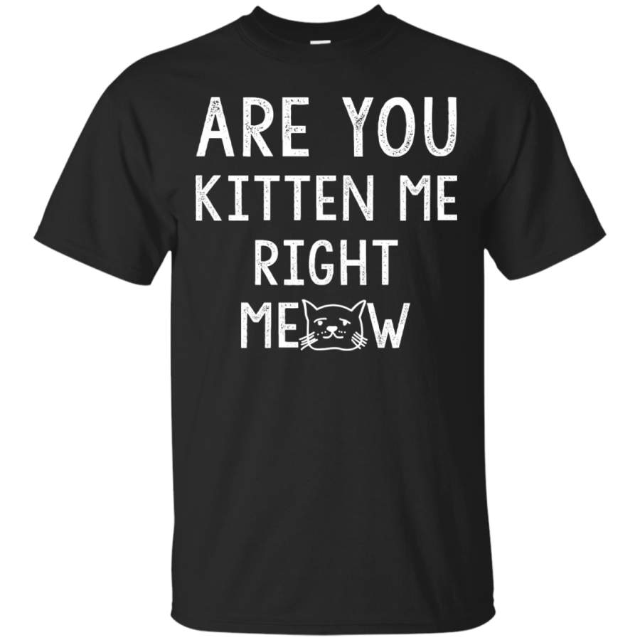 AGR Are You Kitten Me Right Meow Shirt