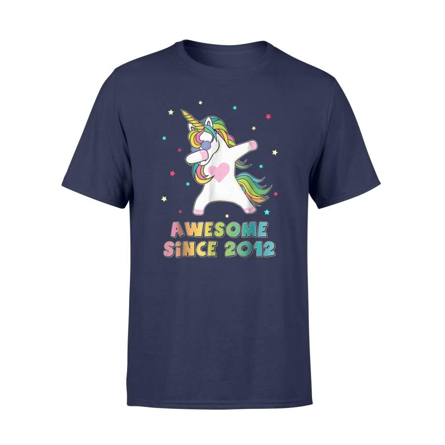 6th 2012 Unicorn Birthday 6 Years Old Dabbing T Shirt