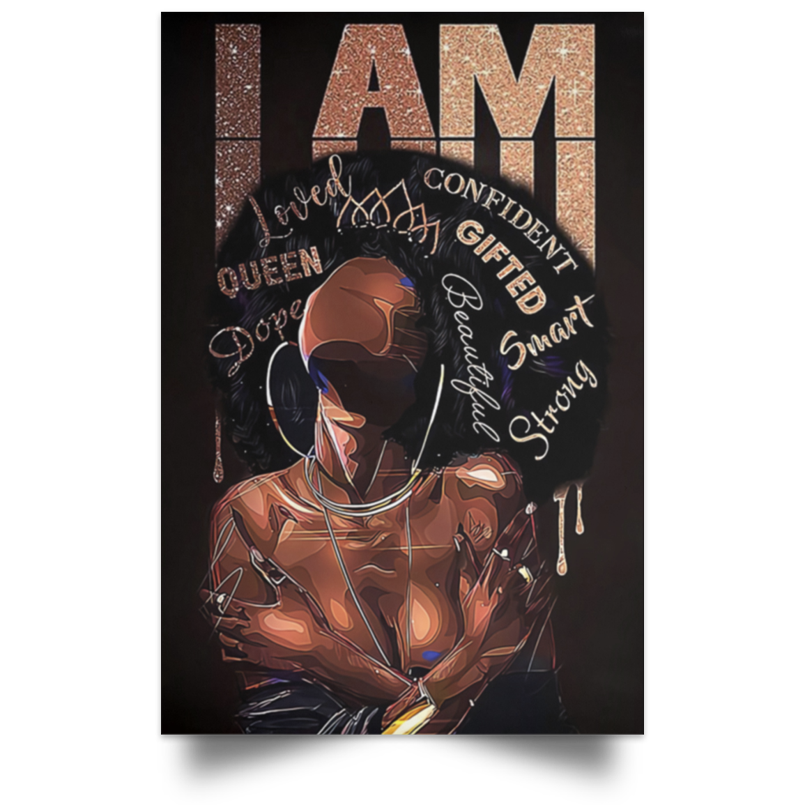 I Am Black Girl Magic Poster – Black Queen