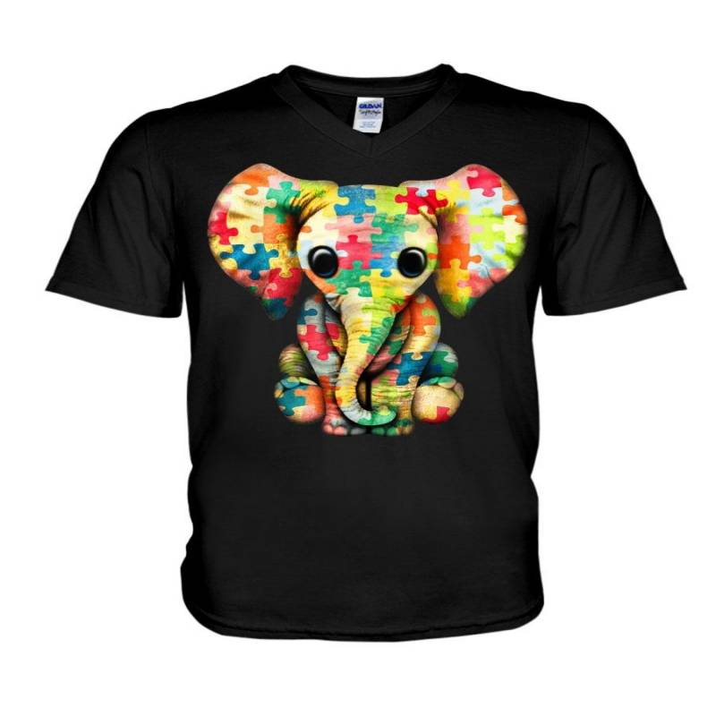 Autism Elephant 2020 Trending Custom Design Guys V-Neck