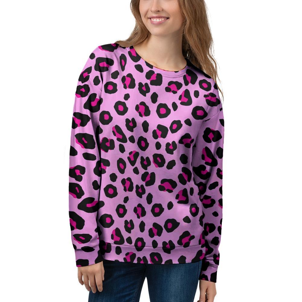 Pink Leopard Women’S Sweatshirt