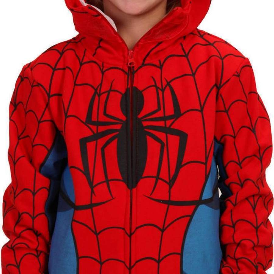 Youth Zip-Up Spider-Man Costume Hoodie