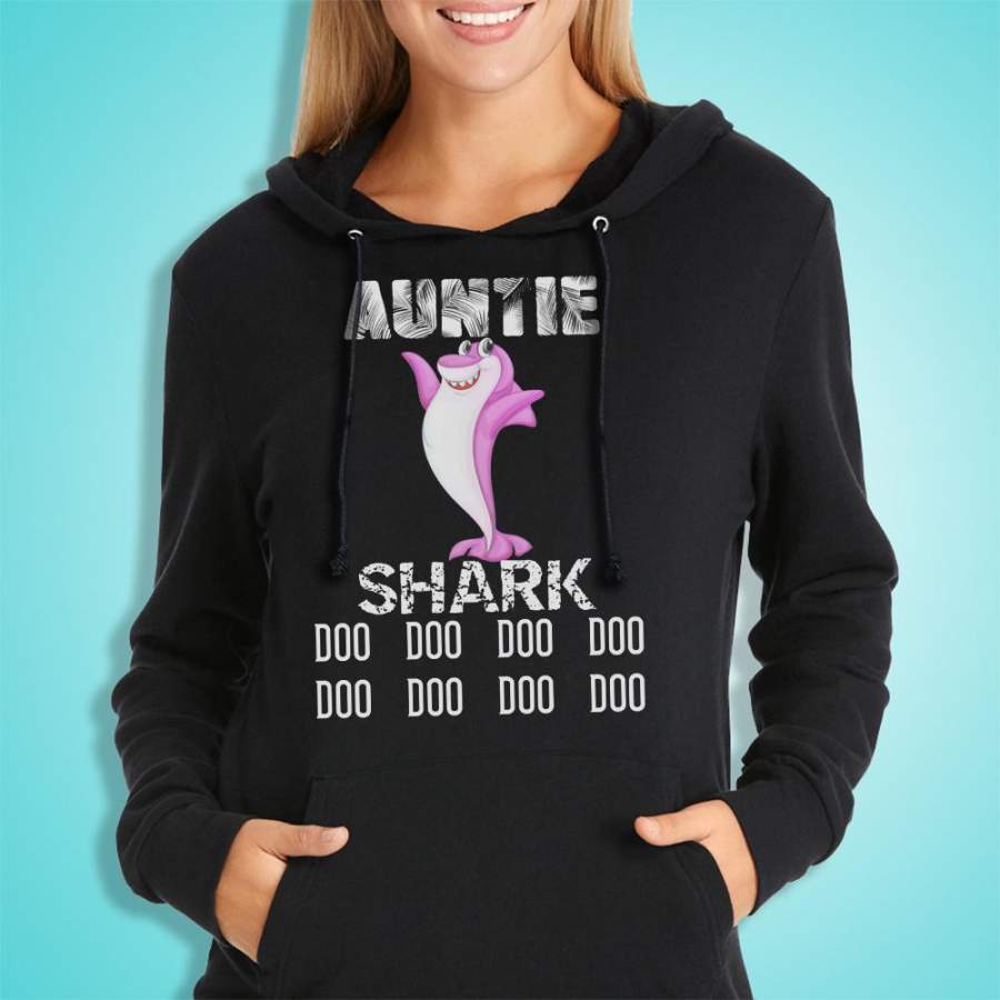 Auntie Shark Doo Doo Doo Matching Family Women’S Hoodie