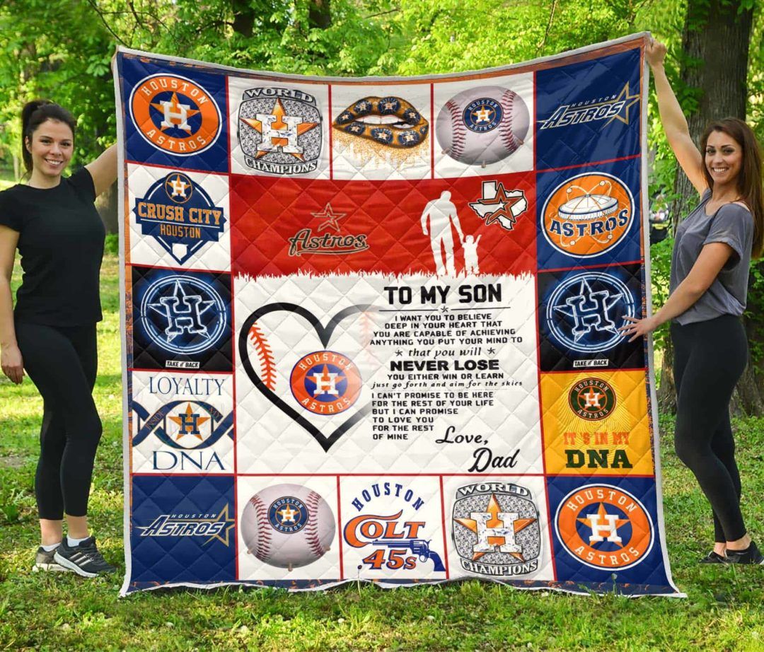 Houston Astros Family – To My Son Quilt BLANKET