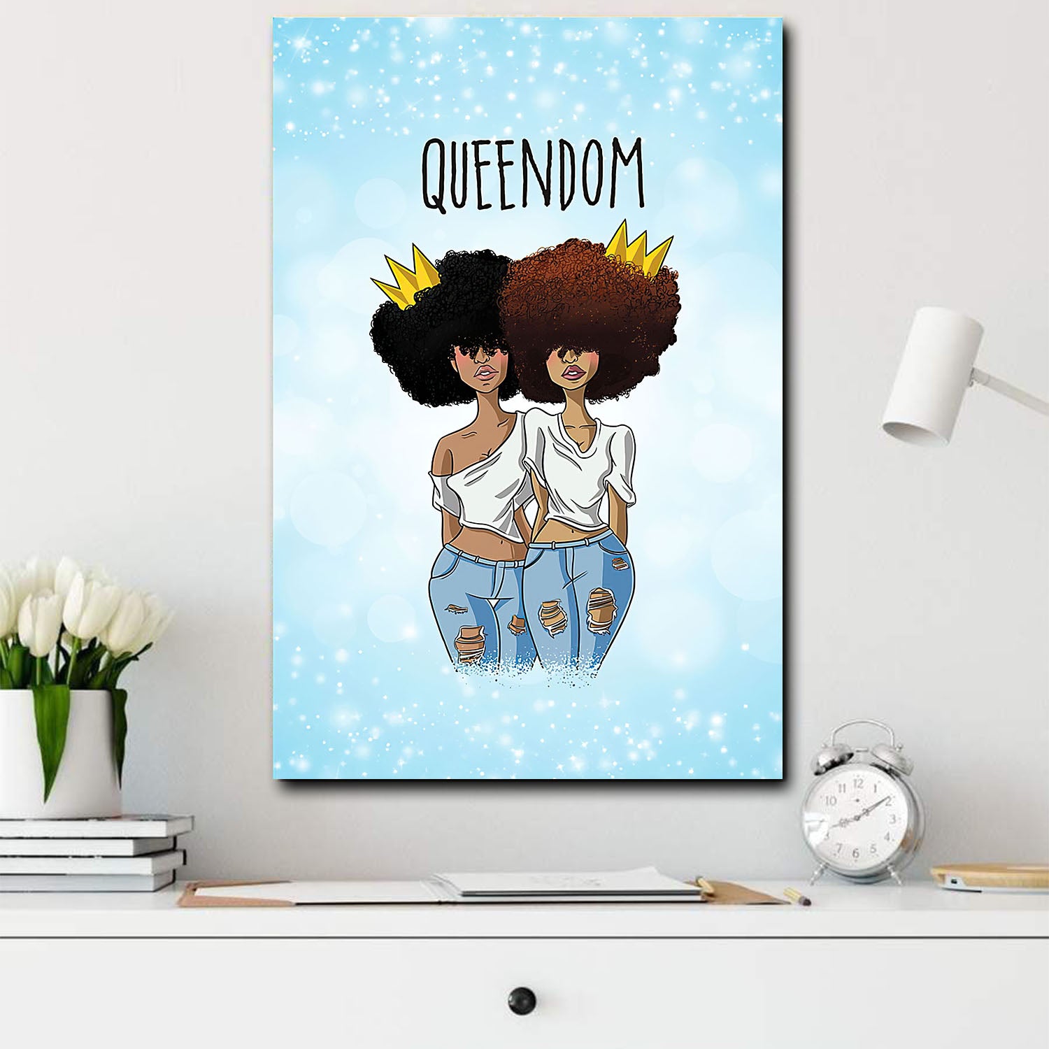 African American Art Canvass Black Women Queendom Home Decor South Africa