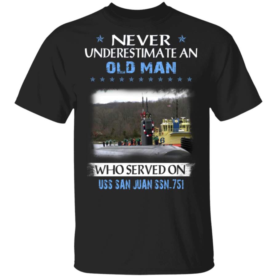 USS San Juan SSN-751 Veterans Day Christmas Gift T-Shirt