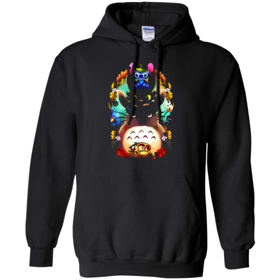 AGR Stitch, Night Fury And Totoro – The Friendship Hoodie