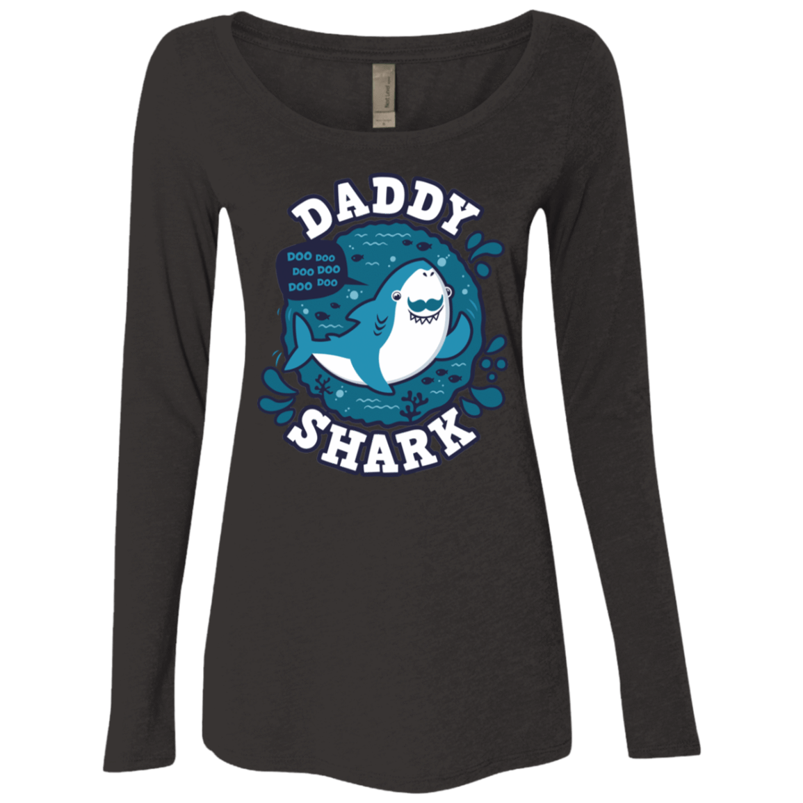 Shark Family Trazo – Daddy Women’S Triblend Long Sleeve Shirt