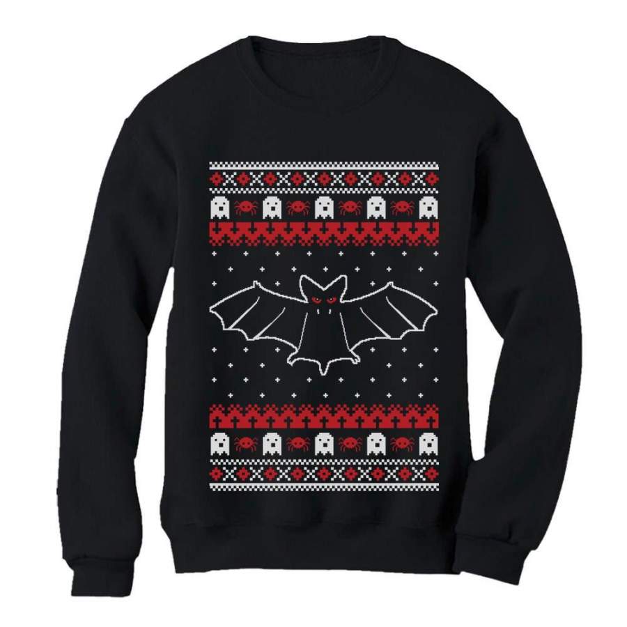 Bats Ugly Christmas Sweater Women Sweatshirt