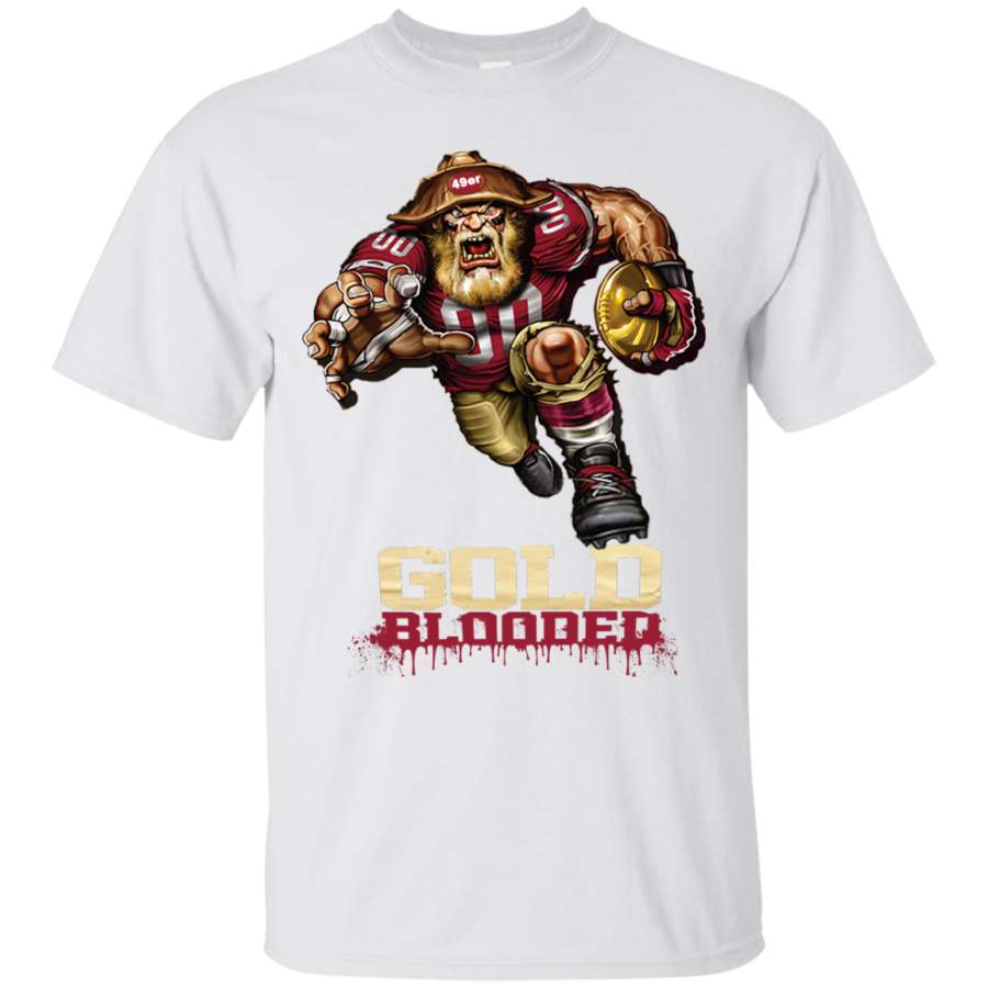 49er Gold Blooded Custom Ultra Cotton T-Shirt