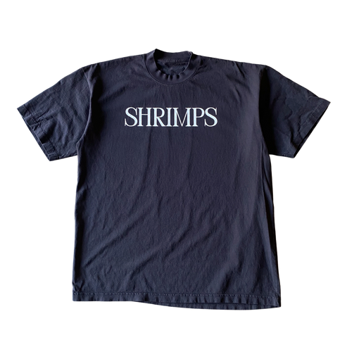 Shrimps Text Tee Shirt Outfit  For Men  For Women