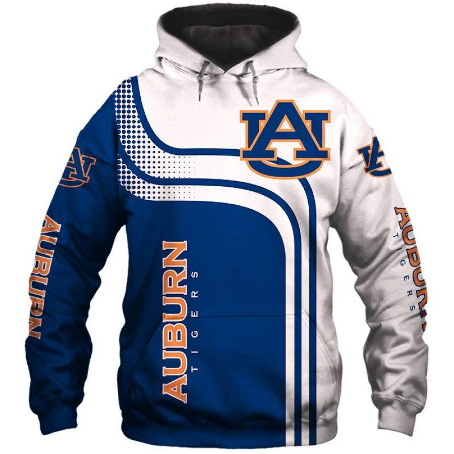 Auburn Tigers Hoodies 3D Pullover & Zip Up Hoodies