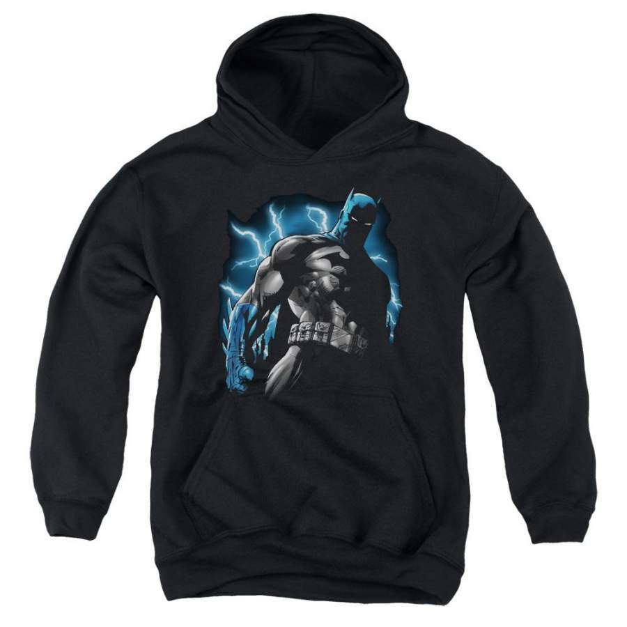 Batman – Gotham Lightning Youth Pull Over Hoodie