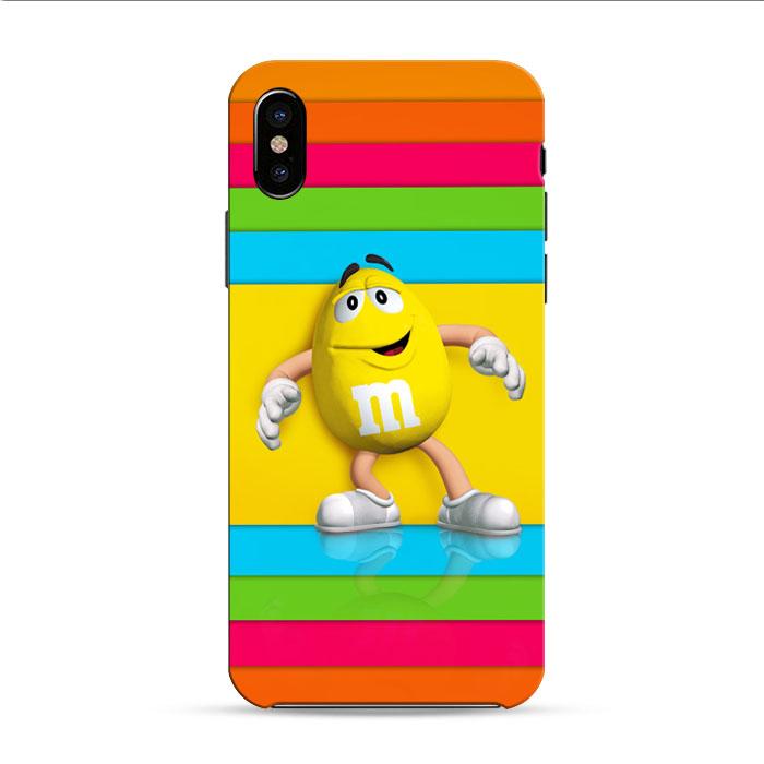 M&M’S Yellow Candy Rainbow iPhone XS 3D Case