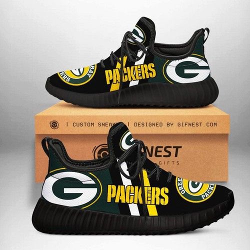 Green Bay Packers Team Yeezy Sneaker Customize Shoes For Fan