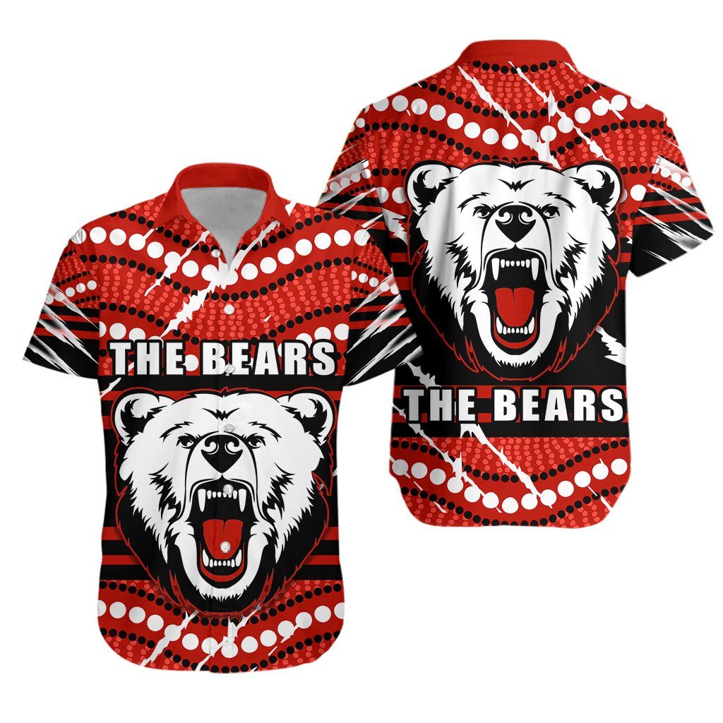 Bears Hawaiian Shirt North Sydney Only K13