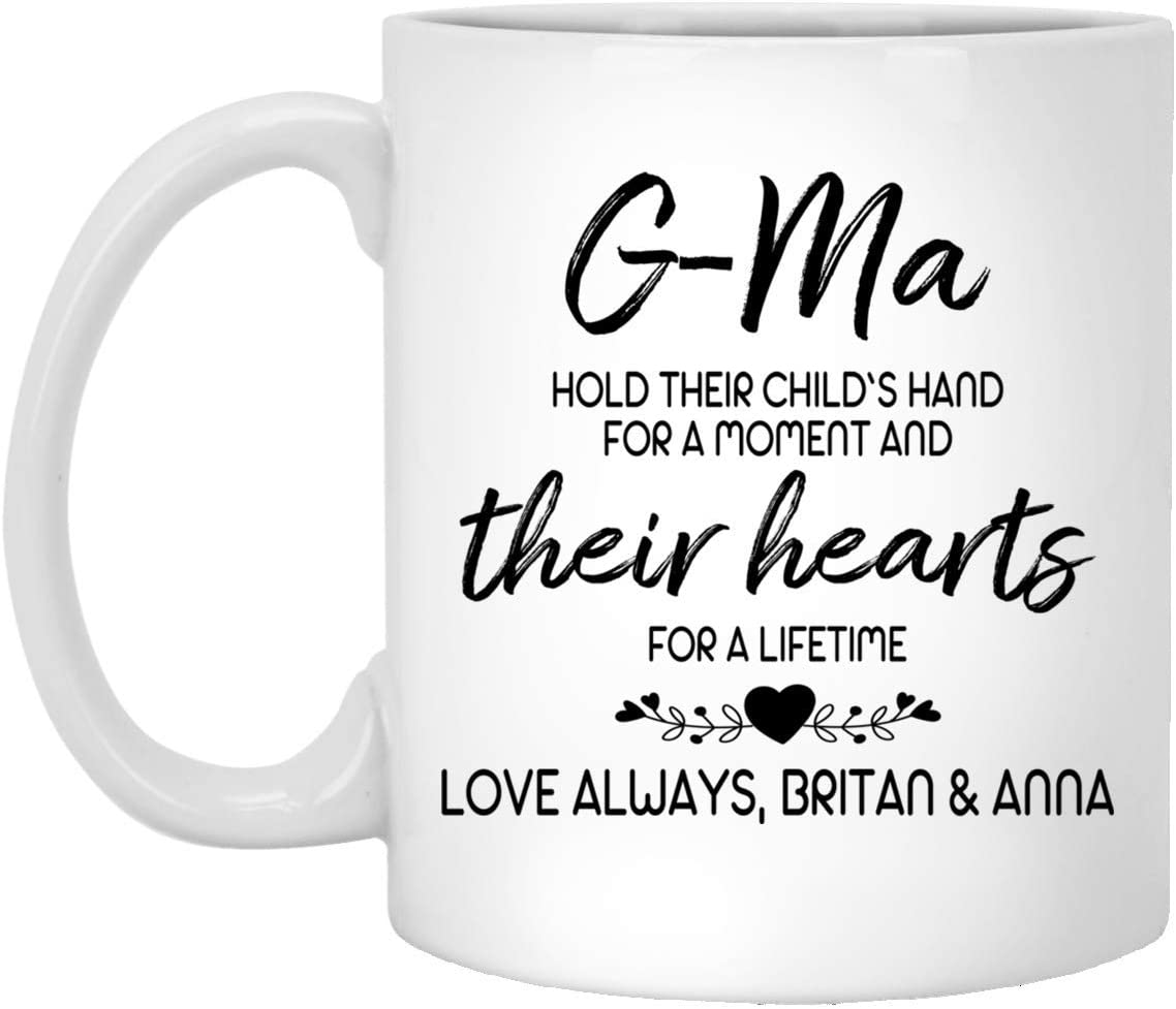 Personalized G-Ma Coffee Mug – Coffee Mug For G-Ma – Coffee Mug For G-Ma – Family Coffee Mug – Mother’S Day Gift 15Oz