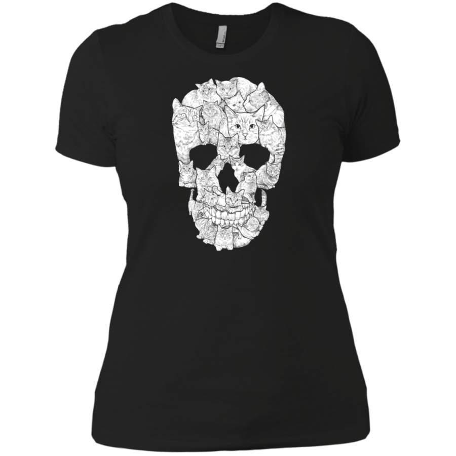 AGR Sketchy Cat Skull T-Shirt & Hoodie, Sweatshirt