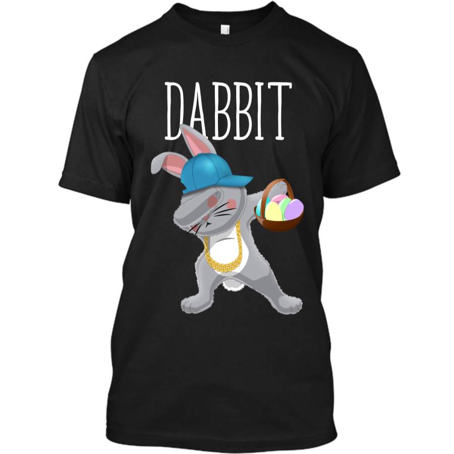 Dabbit Dabbing Easter Bunny Hip Hop Shirt Kids Easter Gift Custom Ultra Cotton