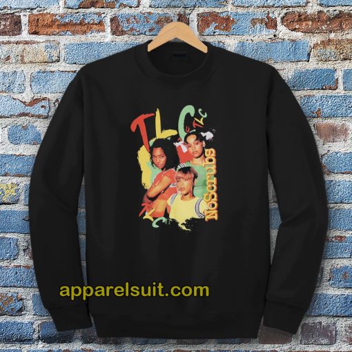 Tlc No Scrubs Photo Sweatshirt