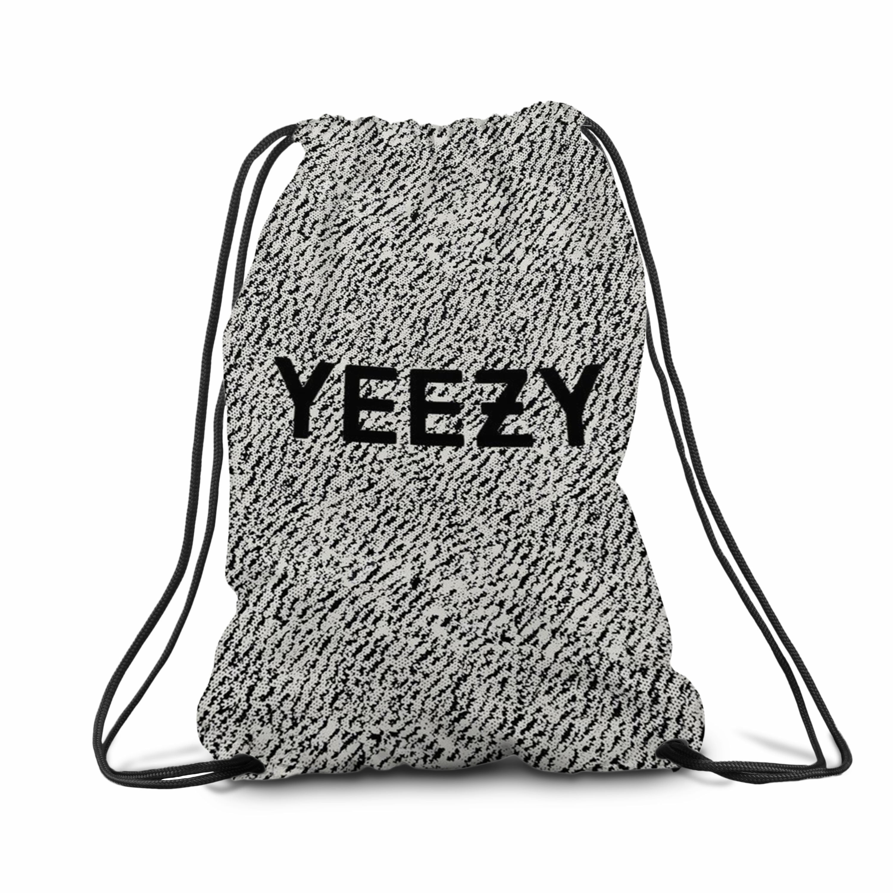 yeezy wallpaper drawstring backpacks