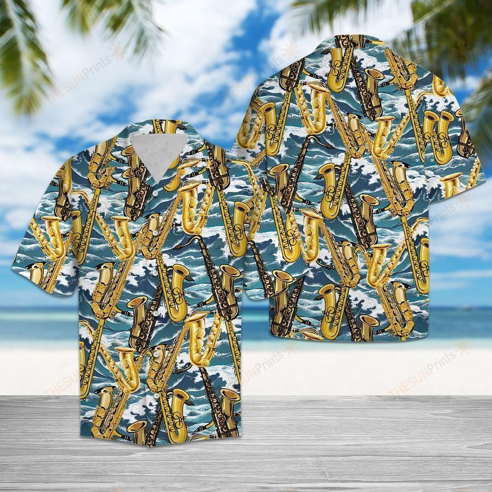 Saxophone For Summer Hawaiian Shirt Ha46918