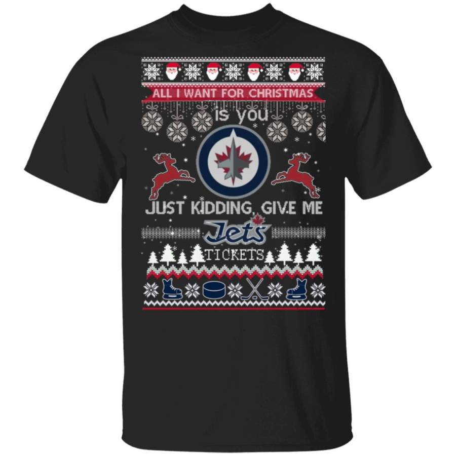 All I Want For Christmas Is You Winnipeg Jets Ice Hockey Ugly Christmas Sweater, Hoodie, Sweatshirt