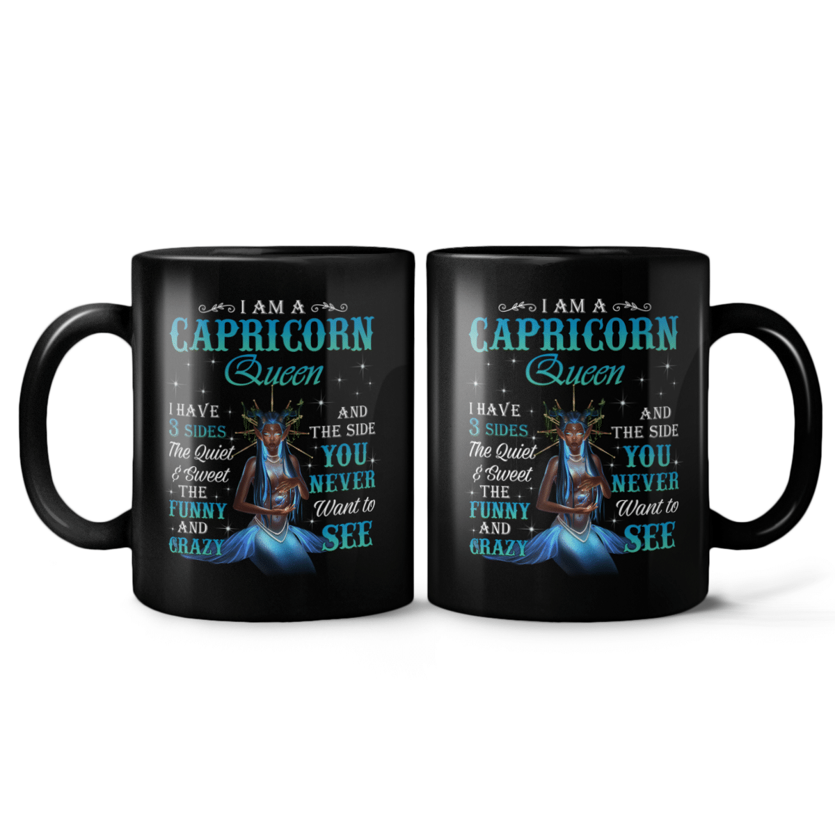 Zodiac Mug Birthday Gift For Black Girl Zodiac Mug I Am A Capricorn Queen Mug