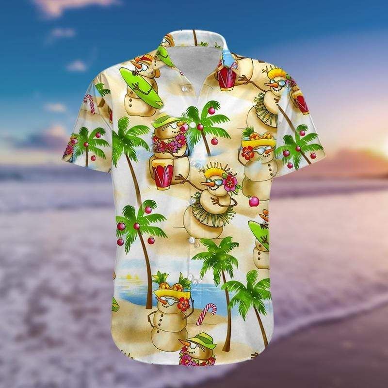 Discover Cool Hawaii Aloha Shirts Snowman And Trip Ha87175