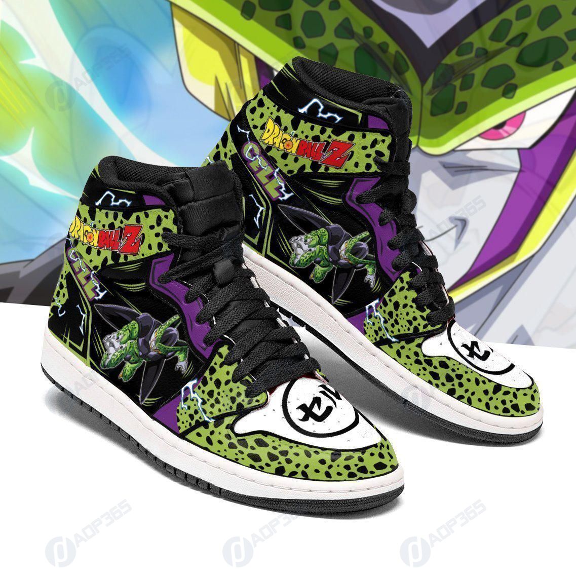 Dragon Ball Cell Classic Shoes Dbz Anime Sneakers Fan Gift Mn04 Air Jordan 13 Shoes Hajd2403047
