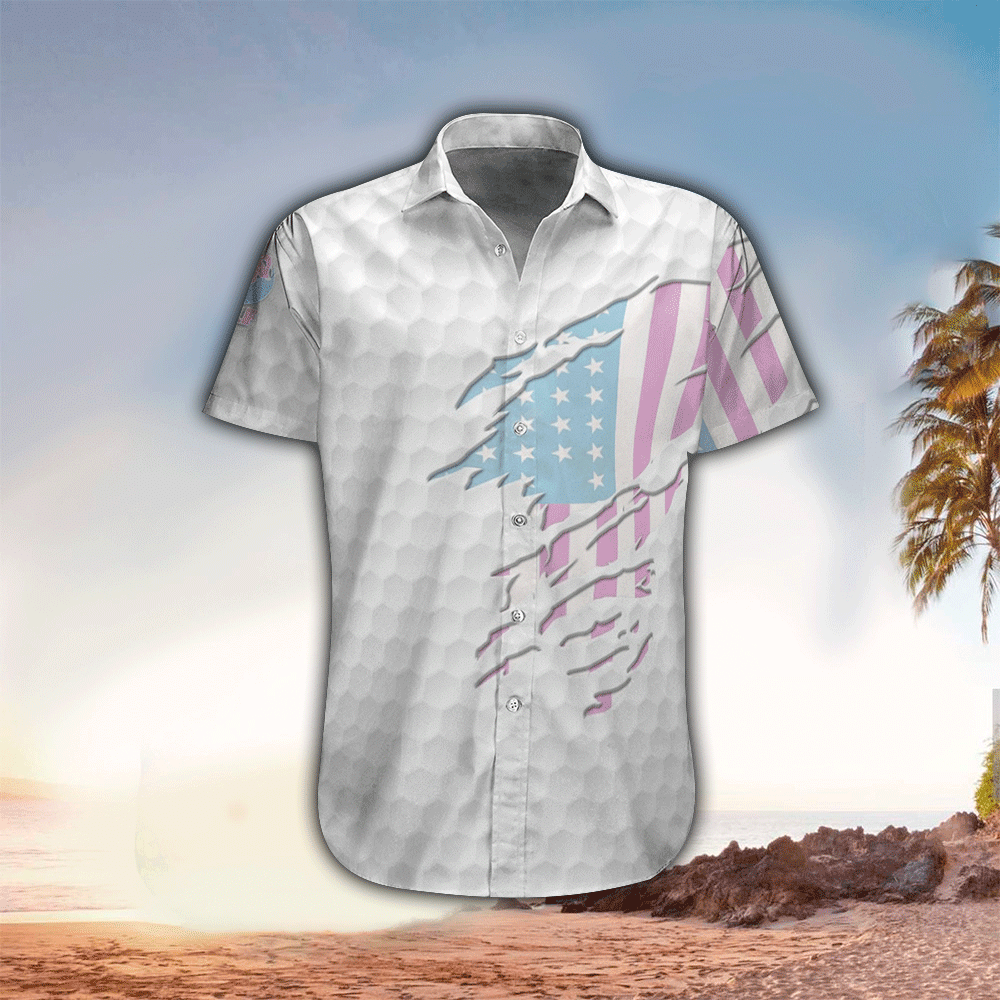 America Flag Golf Hawaii Shirt Aloha Ha104019