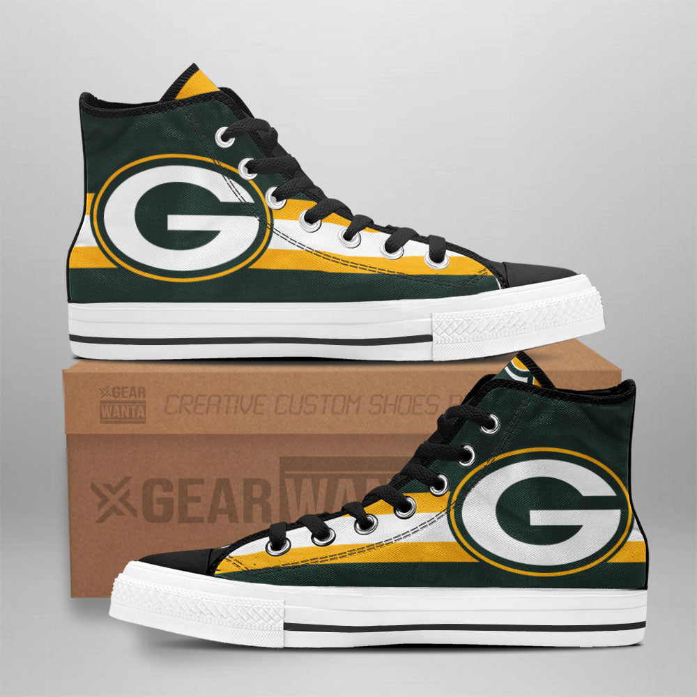 Green Bay Packers Custom Sneakers For Fans