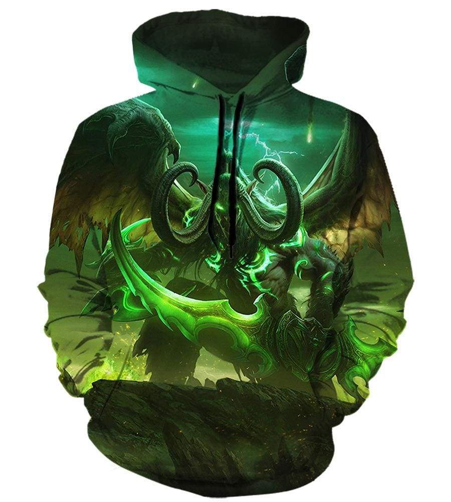 World of Warcraft Hoodies – Pullover Black Hoodie