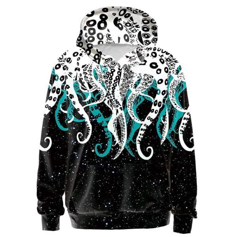 Feelincolor Octopus Hoodies Men 3D Printed Hip hop Sweatshirt Hoodie Top Unisex Hoodied Moletom Pullover