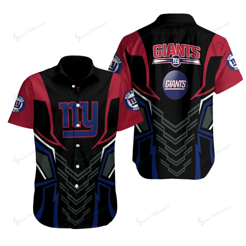 New York Giants Button Shirts Bg456