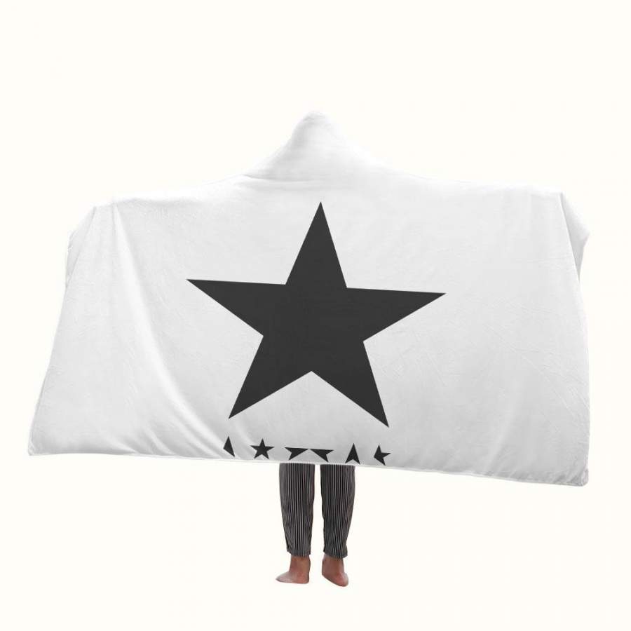 David Bowie BlackStar Hooded Blanket