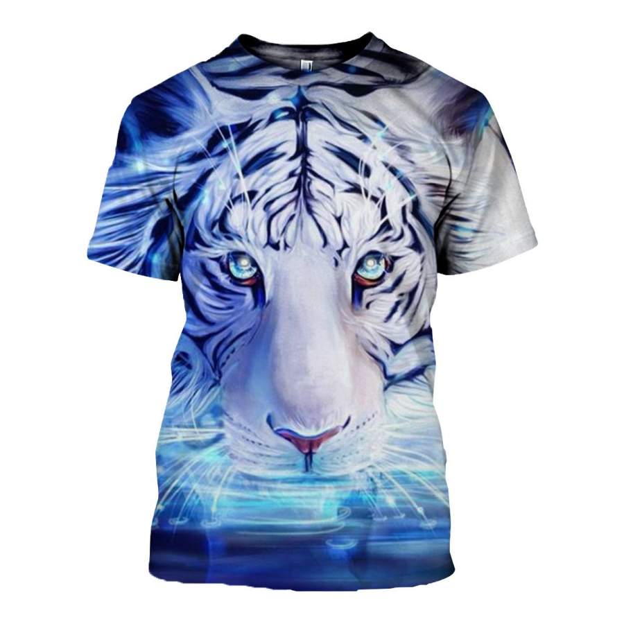 3D All Over Printed Tiger T Shirt Hoodie 5120198