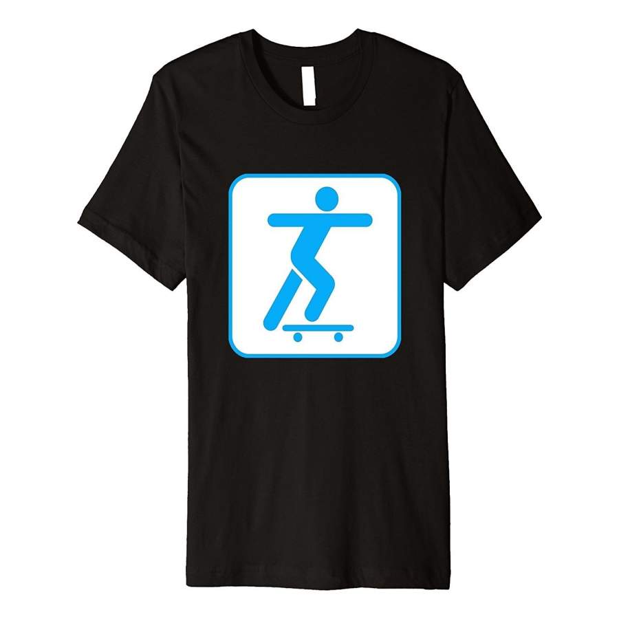 Skateboarding T Shirt- Premium Slim Fit Skater T Shirt Mens T Shirt