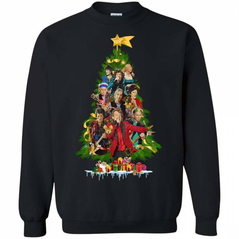 The Rolling Stones Christmas Tree sweater