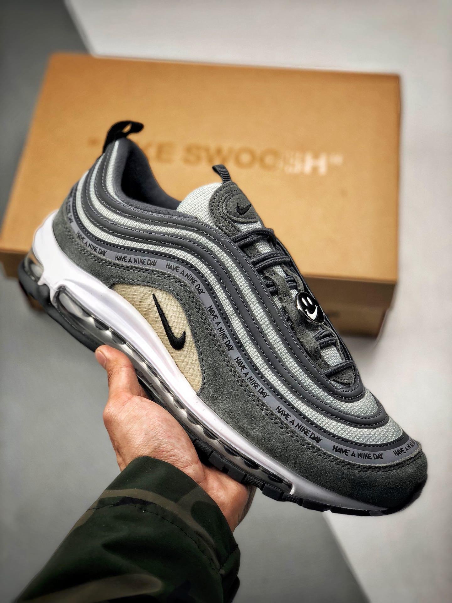 Nike Air Max 97 GS ‘Have a Nike Day’ Dark Grey 5339607