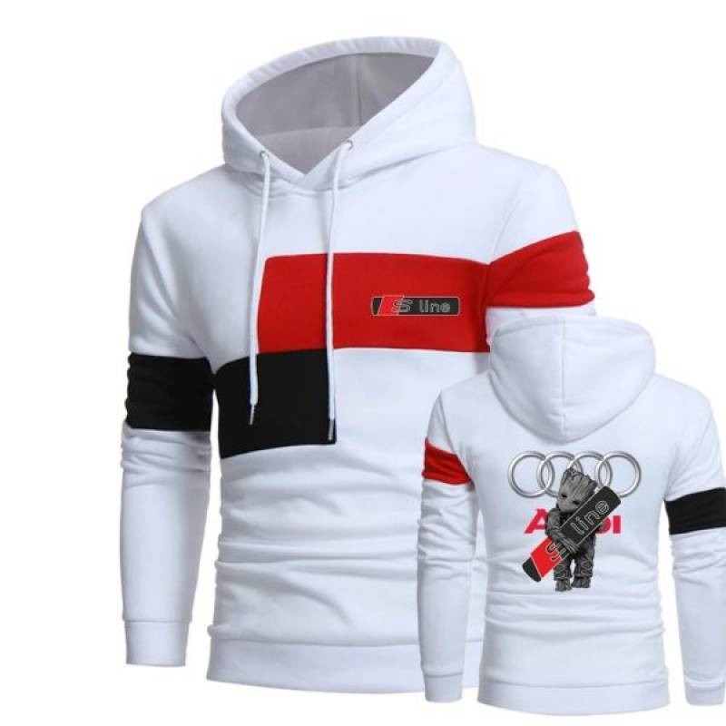 Groot Audi S Line 3D Hoodie White