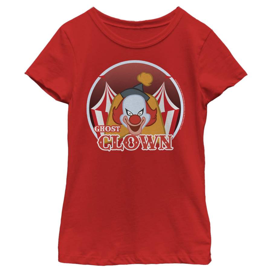 Scooby Doo Girl’s Ghost Clown  T Shirt