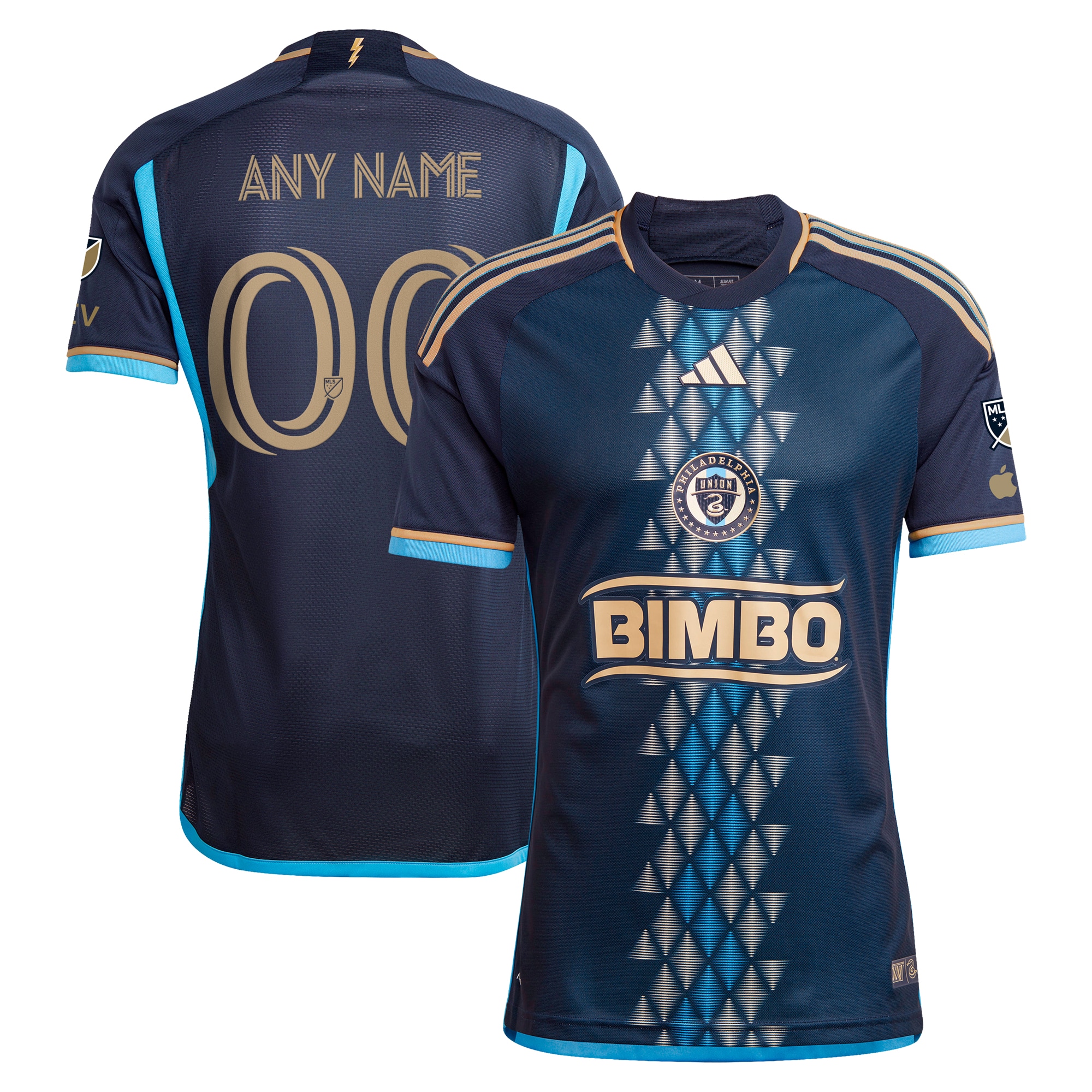 Philadelphia Union 2024 The XV Kit Authentic Custom Jersey  Navy