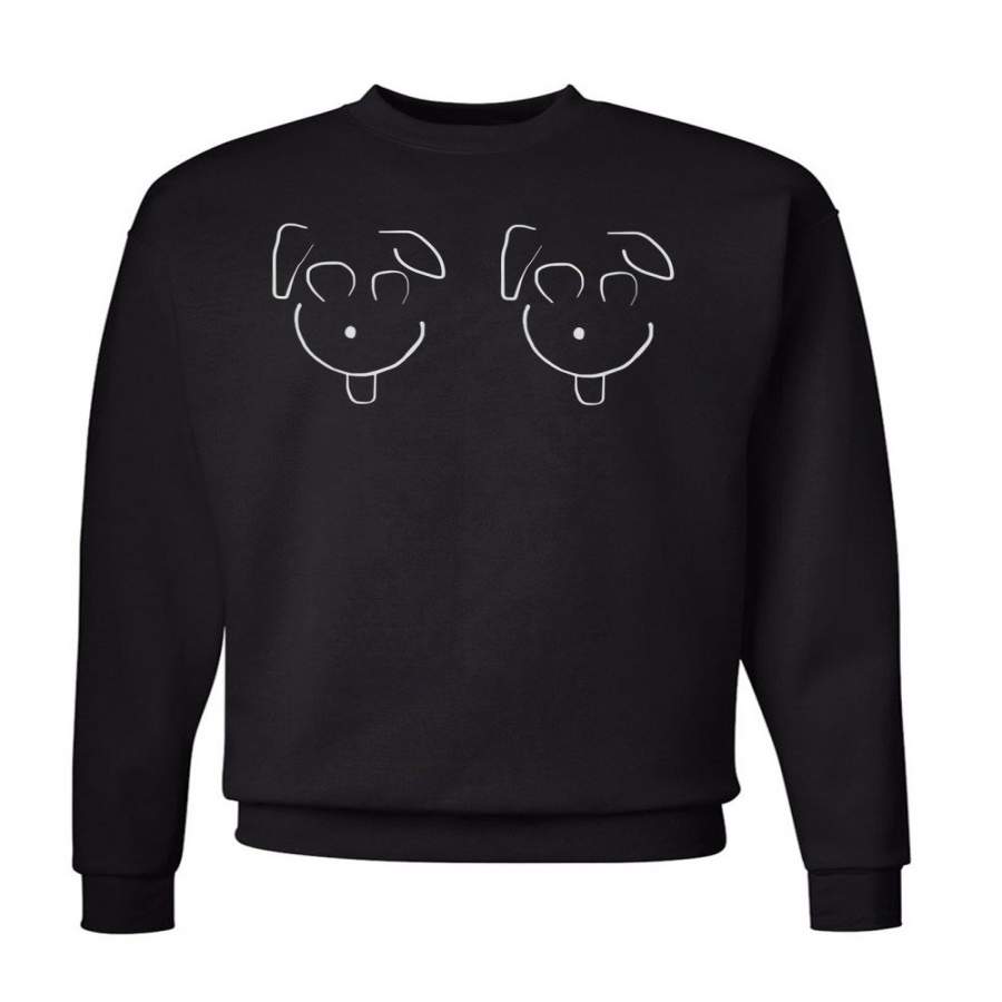 Men’s | Puppy Bra | Crewneck Sweatshirt