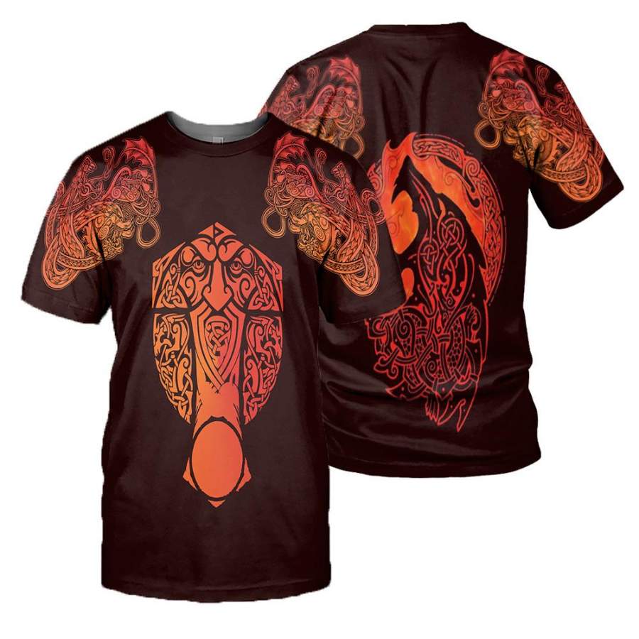 Viking Tattoo 3D All Over Printed Shirts For Men And Women 11