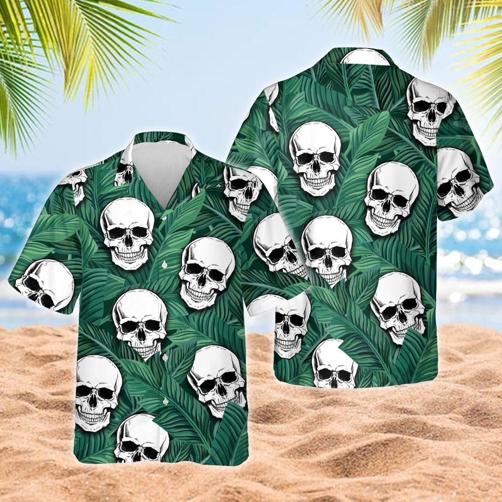 Skull Beach Hawaii Shirt Ha72075