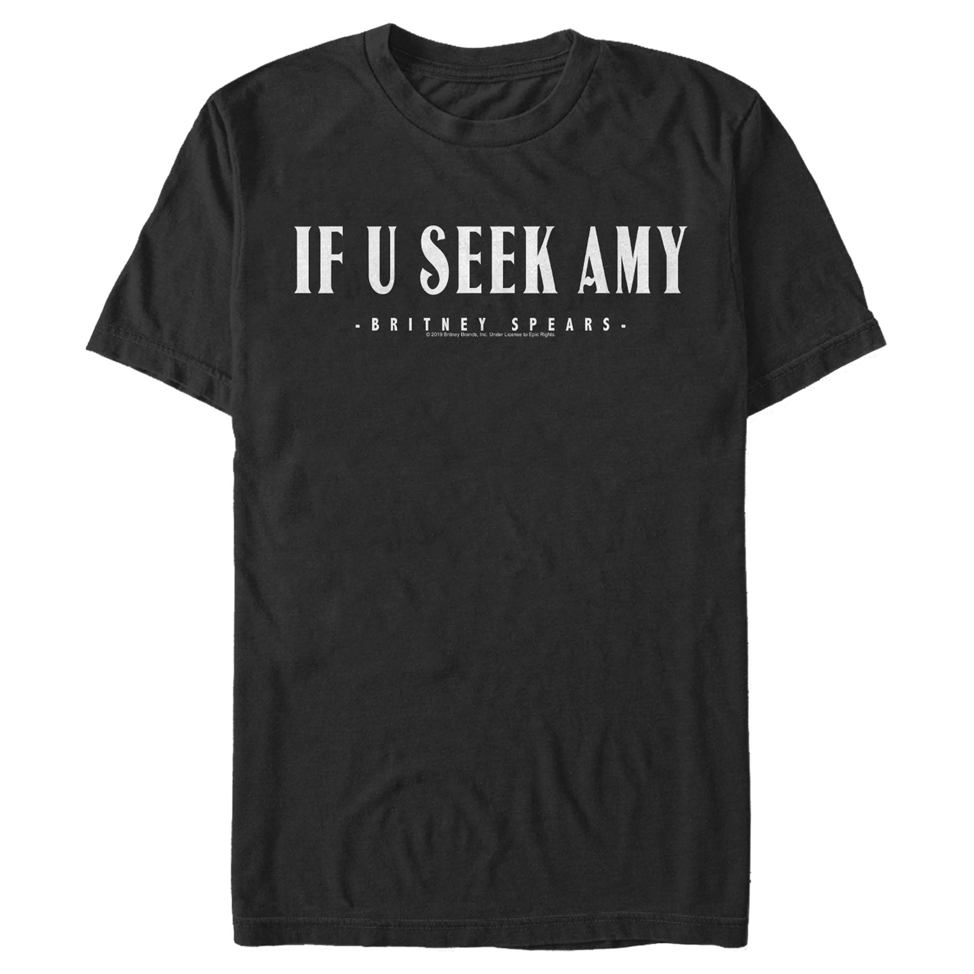 Britney Spears Men’S If U Seek Amy  T-Shirt