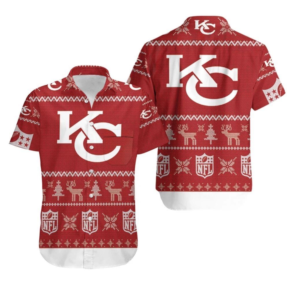 Kansas City Chiefs Ugly Sweatshirt Christmas Hawaii Shirt Combo Beach Ha102123