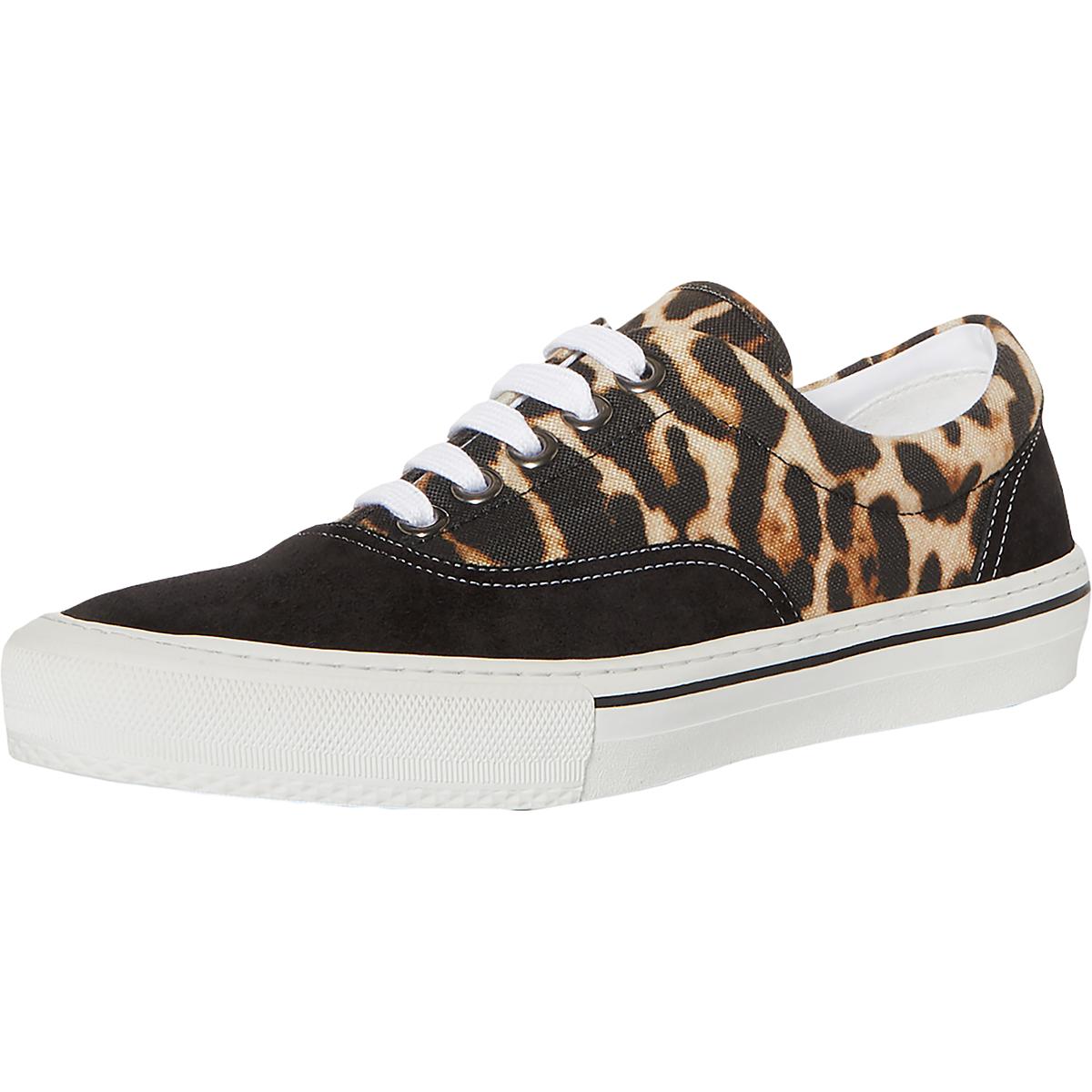 Wilson Leo Mens Canvas Animal Print Fashion Sneakers